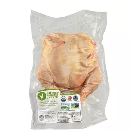 Greener Pastures Chicken Whole Chicken, Pasture Raised, Frozen