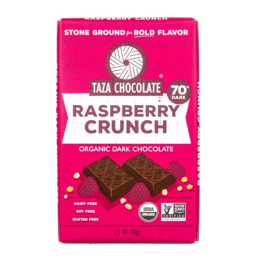 Taza Amaze Bar, Raspberry Crunch - Azure Standard