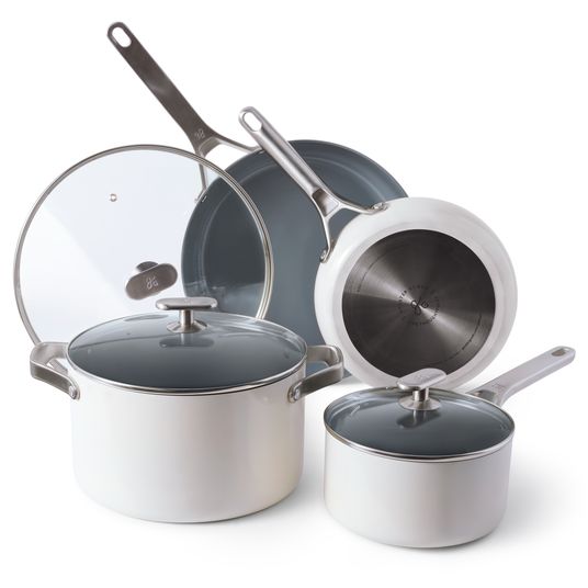 Greater Goods Cookware Set, 10 Piece, Birch White - Azure Standard