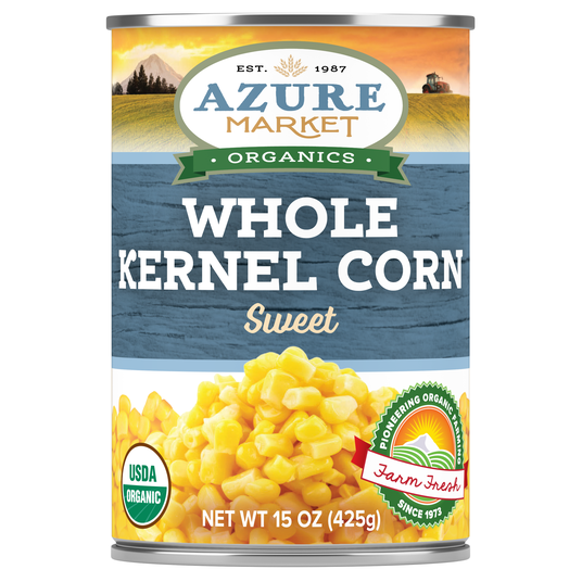 Azure Market Organics Whole Kernel Corn, Organic Azure Standard