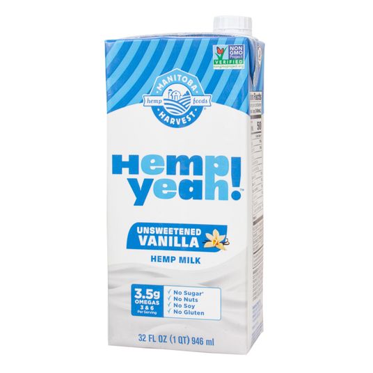 Manitoba Harvest Hemp Milk, Unsweetened Vanilla Azure Standard