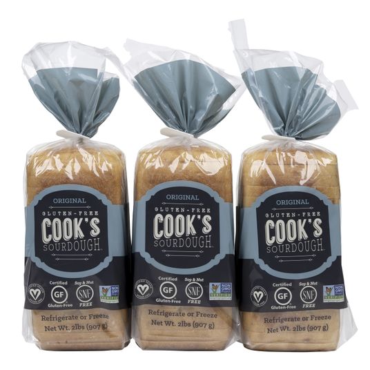 Cook's GlutenFree Sourdough Original Sourdough Bread, GF, Frozen