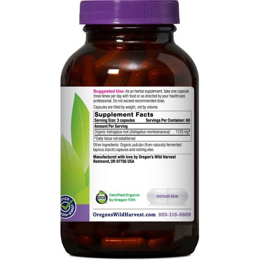 Oregon's Wild Harvest Astragalus, Organic - Azure Standard