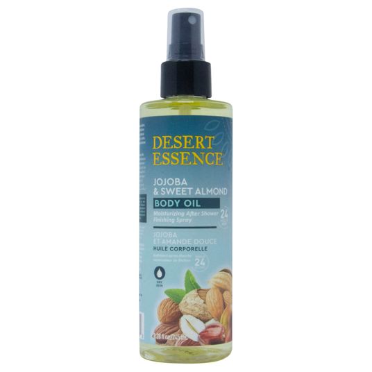 Desert Essence Body Oil Spray, Jojoba & Sweet Almond Azure Standard