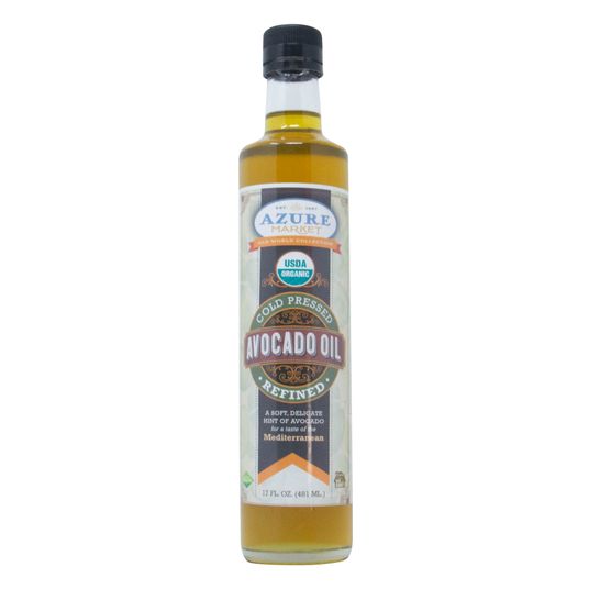 Azure Market Organics Avocado Oil, Cold Pressed, Refined, Organic