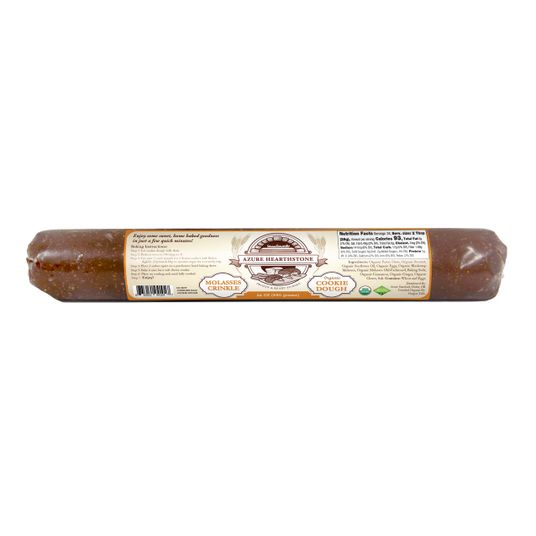 Azure Hearthstone Cookie Dough, Molasses Crinkle, Organic, FROZEN