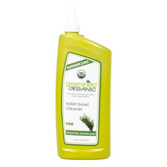 GreenShield Organic Toilet Bowl Cleaner, Pine Scent, Organic Azure