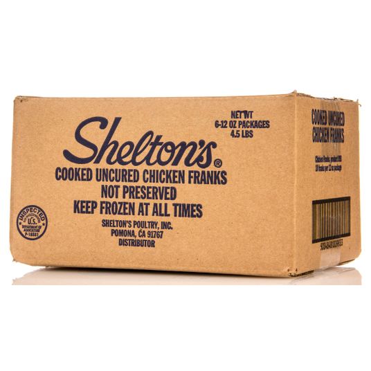 Shelton Chicken Franks, Frozen Azure Standard
