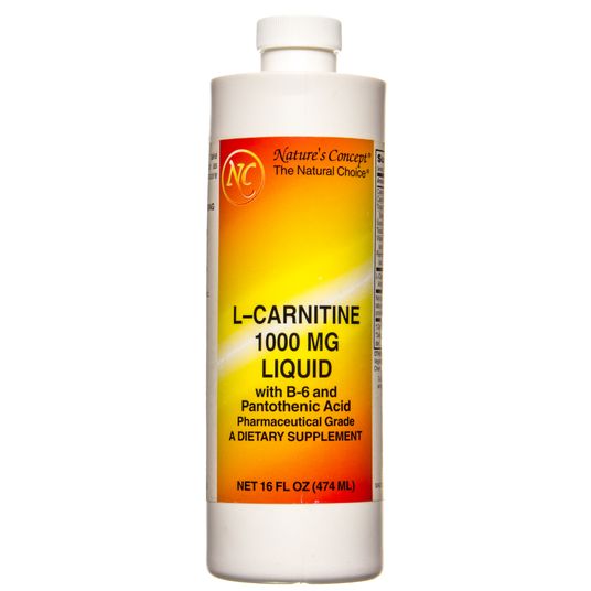 Nature's Concept LCarnitine Liquid 1,000 mg Azure Standard