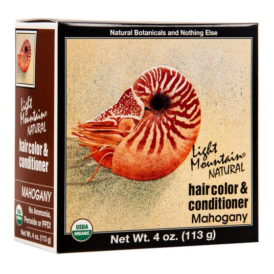 Light Mountain Hair Color 4 Mahogany Organic Azure Standard