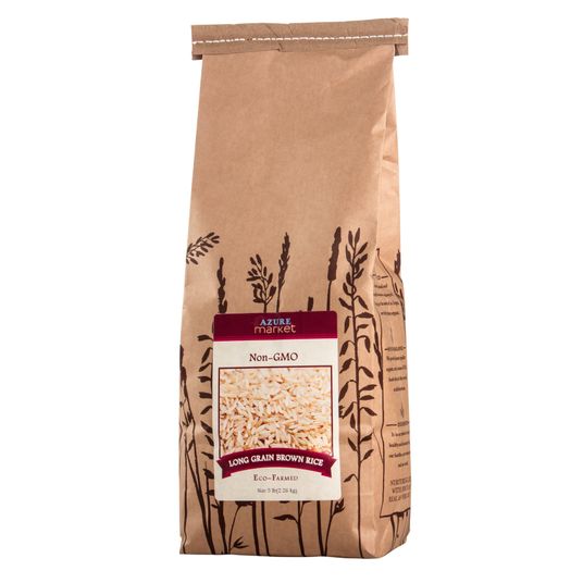 Lundberg Rice, Long Grain, Brown, EcoFarmed, Gluten Free Azure Standard