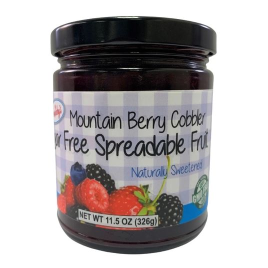 Cornaby's Spreadable Fruit Jam, Sugar Free, Mountain Berry Cobbler