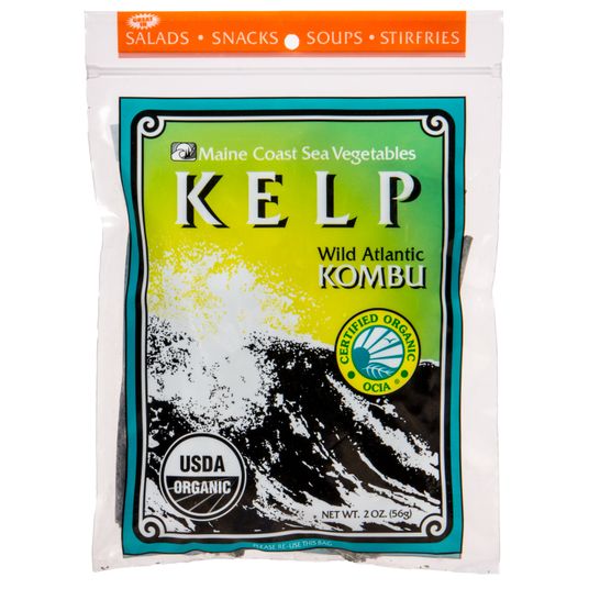 Maine Coast Sea Vegetables Kelp, Wild Atlantic Kombu, Whole Plant
