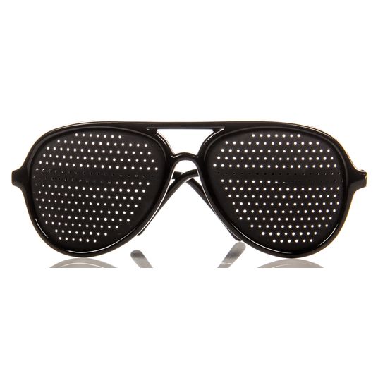 fancy eye glasses fashion pinhole glasses