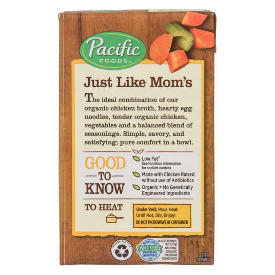 Pacific Foods Organic Chicken Noodle Soup, 16.1 OZ