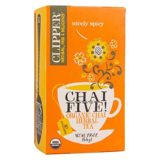 Clipper Chai Five, Herbal Tea, Organic Azure Standard