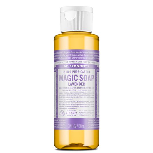 Dr Bronner Lavender Pure Castile Soap, Organic - Azure Standard