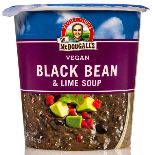 Dr. McDougall's Right Foods Big Soup Cups, Black Bean & Lime, Gluten