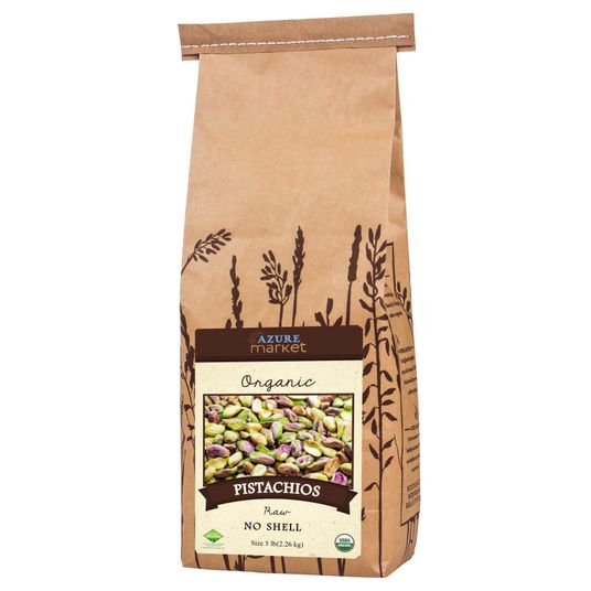 Azure Market Organics Pistachios Raw, No Shell, Organic - Azure