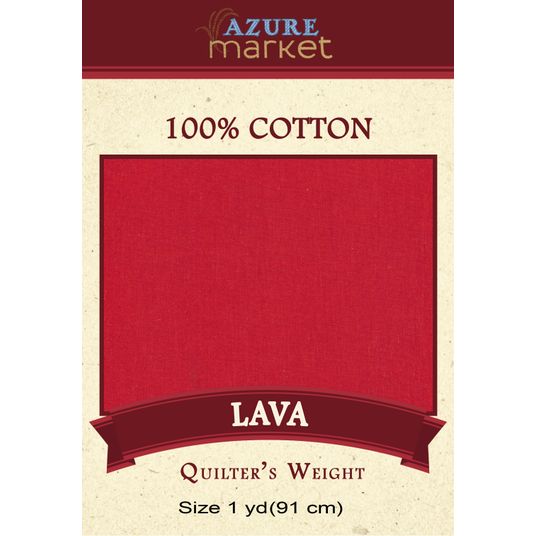 Azure Market Lava, Quilter's Weight - Azure Standard