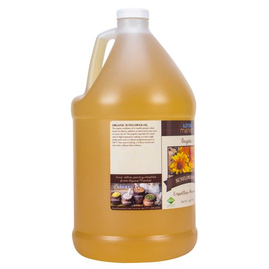 Azure Market Organics Sunflower Oil, Expeller Pressed, Organic