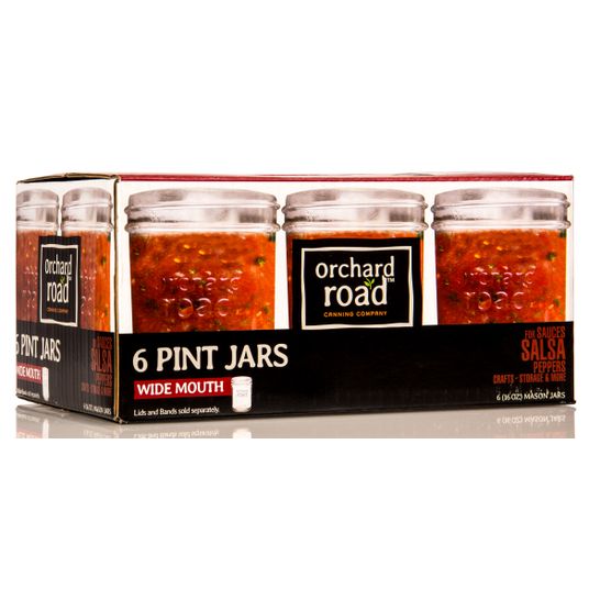 Orchard Road Canning Canning Jars, Pint, Wide Mouth Azure Standard