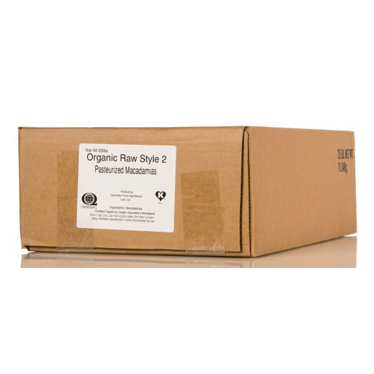 Azure Market Organics Macadamia Nuts, Raw Pieces, Unsalted