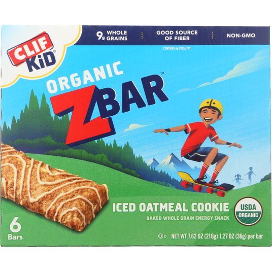 Clif Bar Clif Kid Z Bar, Iced Oatmeal Cookie, Organic Azure Standard