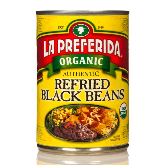 La Preferida Authentic Refried Black Beans, Organic Azure Standard