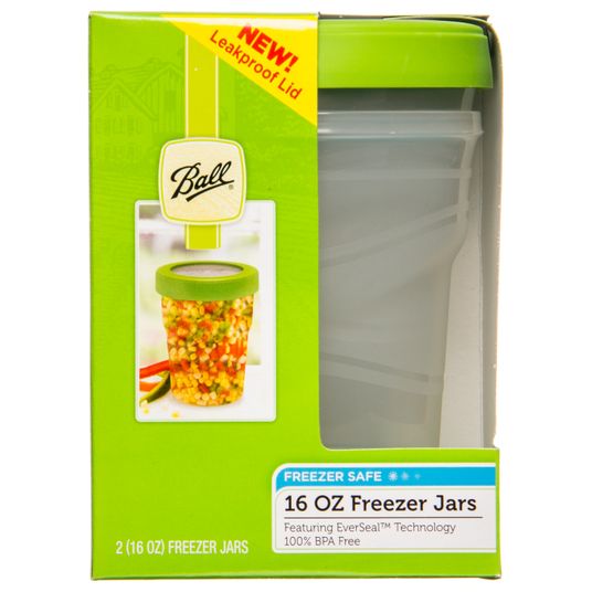 Ball Plastic Freezer Jar 16 oz Azure Standard