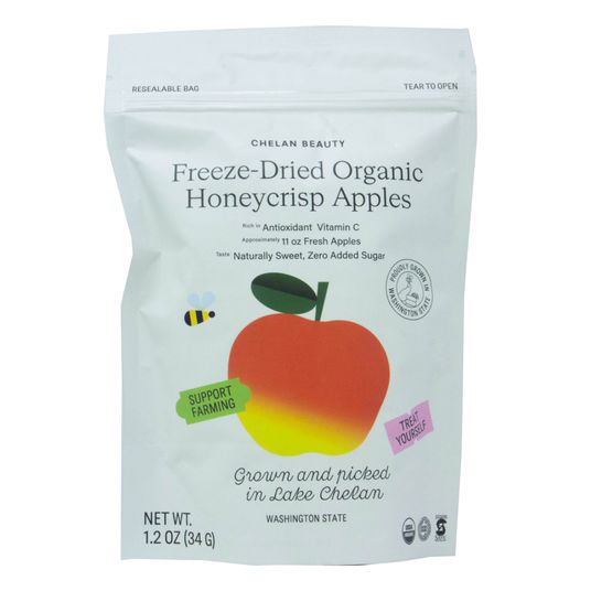 Chelan Beauty Apples Honeycrisp , Freeze Dried, Organic - Azure