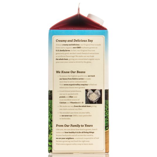 Organic Valley Soy Milk, Original, Organic - Azure Standard