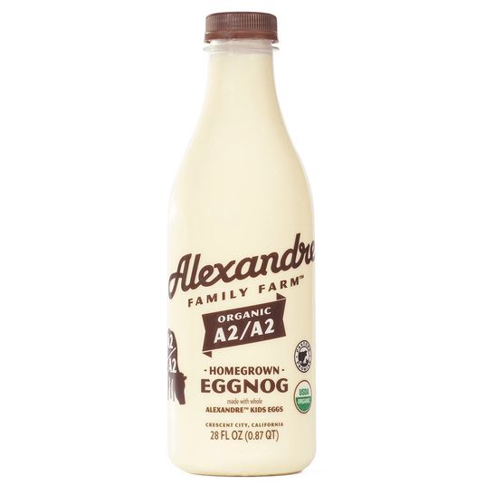 Alexandre Family Farm Eggnog, A2, Homegrown, Organic Azure Standard