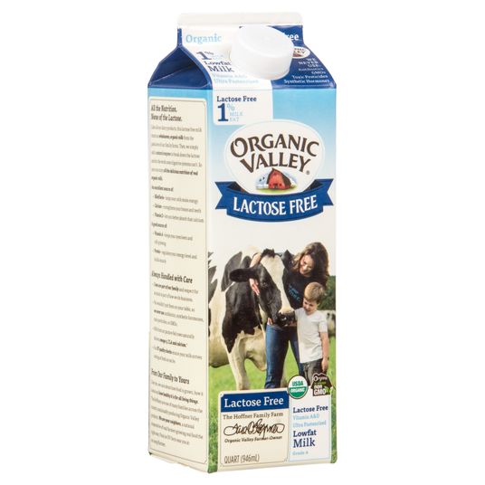 Organic Valley 1 Milk, Ultra Pasteurized, Lactose Free, Organic