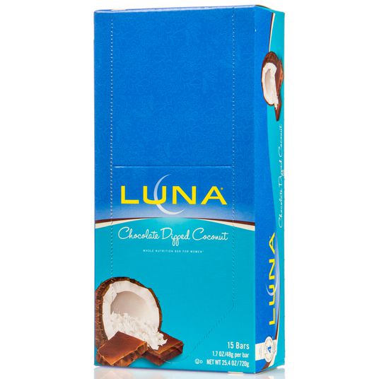 LUNA BAR - Chocolate Dipped Coconut Bar, 1.69 Oz