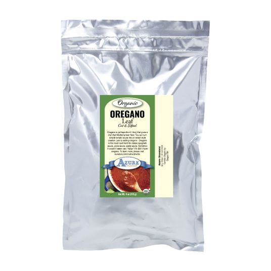 Oregano Leaf, Cut & Sifted, Organic, 1 lb