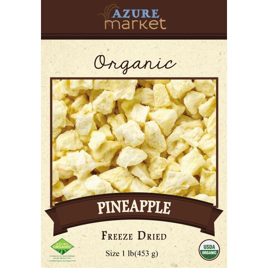Azure Market Organics Pineapple, Freeze Dried, Organic - Azure