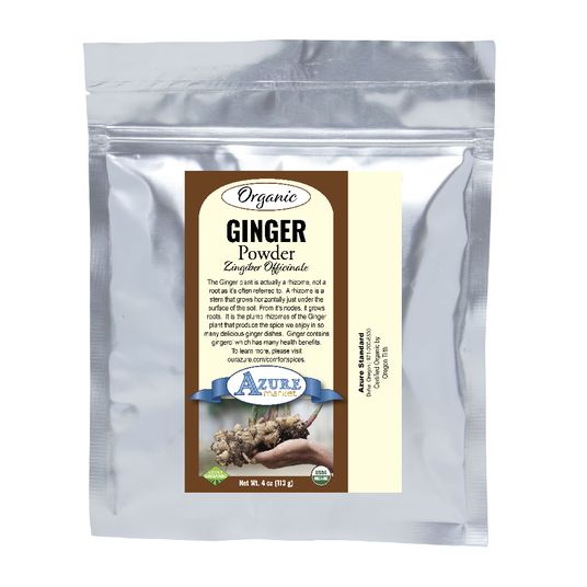 Azure Market Organics Ginger Root Powder, Organic - Azure Standard
