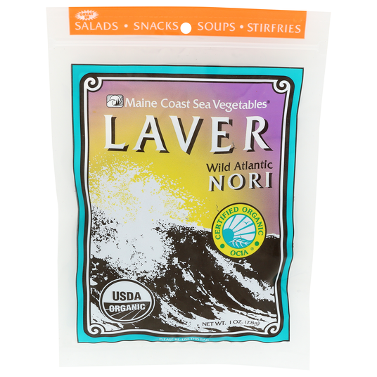 Maine Coast Laver, Wild Atlantic Nori, Whole Plant, Organic