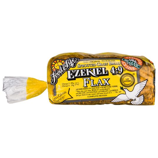Food For Life Ezekiel 4:9 Sprouted Grain Flax Bread, Frozen