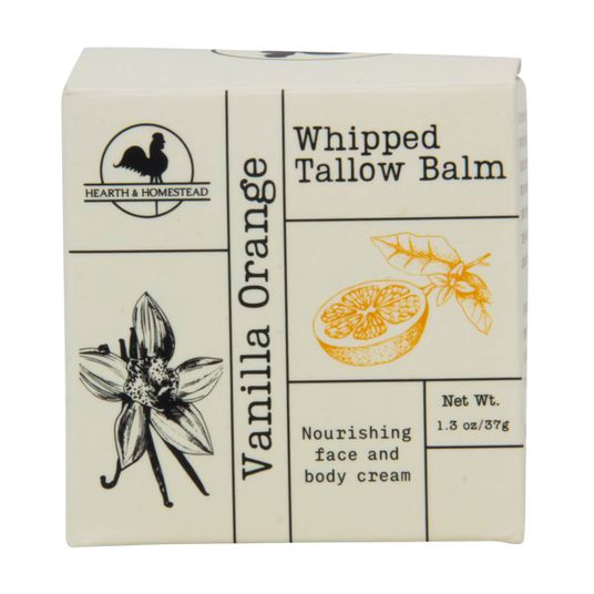 フェイスクリーム heartandarts Hearth & Homestead Whipped Tallow Balm, Vanilla Orange - Azure