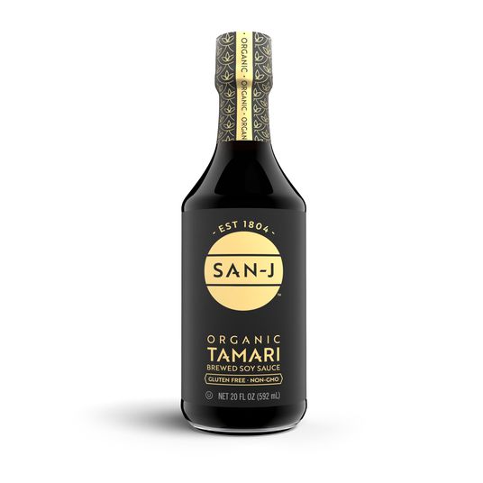 SanJ Tamari Soy Sauce, Gold, Gluten Free, Organic Azure Standard