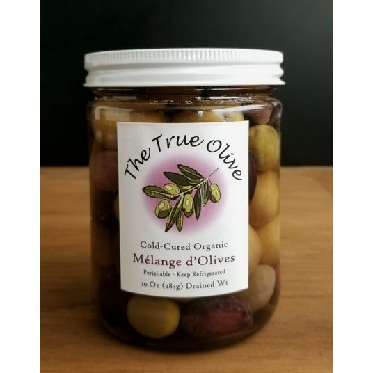 The True Olive Olives, ColdCured, Mixed, Plain, Organic Azure Standard