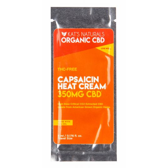Kat's Naturals Capsaicin Heat Cream, CBD Oil Azure Standard