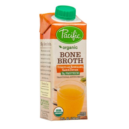 Pacific Foods Bone Broth Turkey Herb Organic Azure Standard