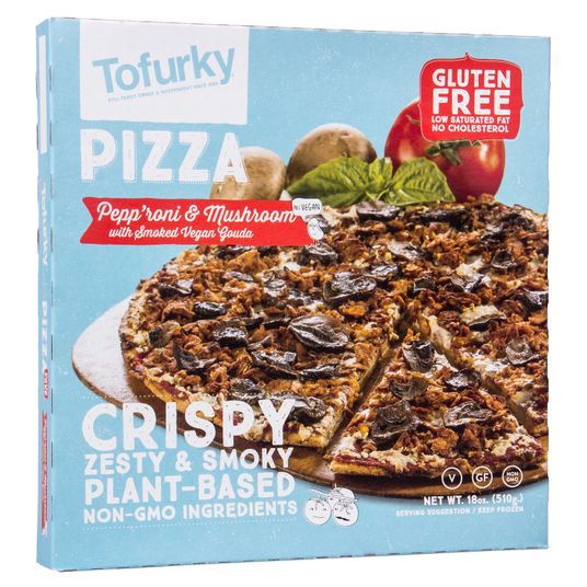 Tofurky Pizza, Pepp'roni & Mushroom, Vegan, GF, Frozen Azure Standard