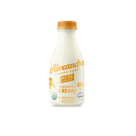 Alexandre Family Farm Heavy Whipping Cream, A2, 40%, Pasture