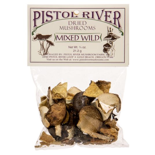 Pistol River Mixed Wild Mushrooms, Dried Azure Standard