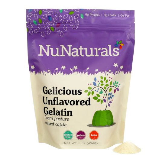 NuNaturals Gelicious Gelatin, Unflavored Azure Standard