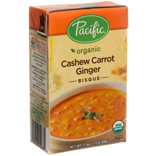 Pacific Foods Cashew Carrot Ginger Bisque Soup, Organic Azure Standard
